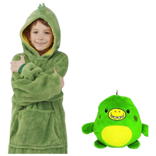Load image into Gallery viewer, 2 in 1 Foldable Hooded Plush Toy