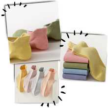 Cargar imagen en el visor de la galería, Calcetines tobilleros transpirables de algodón
- Ozerty