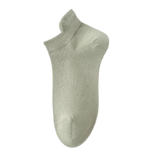 Cargar imagen en el visor de la galería, Calcetines tobilleros transpirables de algodón
-Verde claro/EU35-40/UK4-6/US5-7 - Ozerty