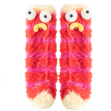 Cargar imagen en el visor de la galería, Calcetines de terciopelo -Rojo - Ozerty