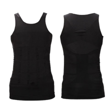 Cargar imagen en el visor de la galería, Discreta faja reductora para hombre -Negro/SNegro/MNegro/LNegro/XLNegro/XXL - Ozerty