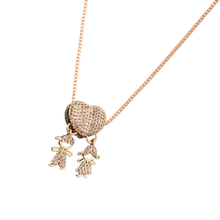 Cargar imagen en el visor de la galería, Elegante collar para madres
-1 Niño 1 Niña - Ozerty