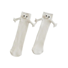 Cargar imagen en el visor de la galería, Calcetines con manitas magnéticas
-Blanco/Talla única - Ozerty