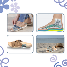 Cargar imagen en el visor de la galería, Sandalias con plantilla ortopédica - Ozerty
