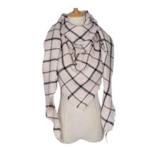 Cargar imagen en el visor de la galería, Bufanda de cashmere con tacto de lana de angora y diseño tartán
-Praga - Ozerty