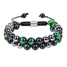 Load image into Gallery viewer, Pulsera de protección resistente al agua -Sombra de esmeralda - Ozerty