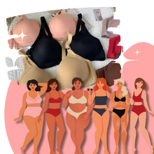 Load image into Gallery viewer, Sujetador push up sin aros para tallas grandes
- Ozerty