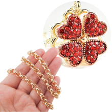Load image into Gallery viewer, Collar Corazón Trébol 4 Hojas Ajustable - Ozerty
